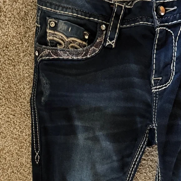 Rock Revival Women's Arisa Skinny Jeans Size 29 - Picture 7 of 16
